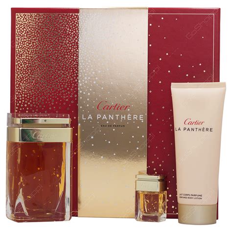 cartier la panthere eau de toilette 3 piece set|la panthere perfume by cartier.